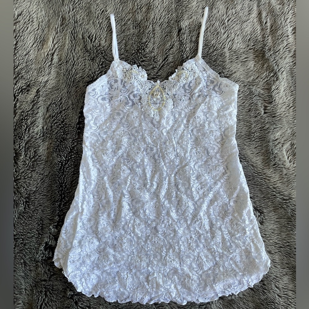 Vintage White Lace Nighty